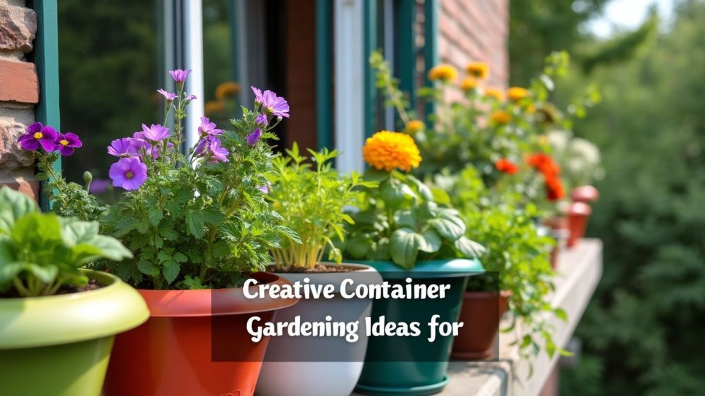 Creative Container Gardening Ideas for Small Spaces – MyHomeLifeStyle
